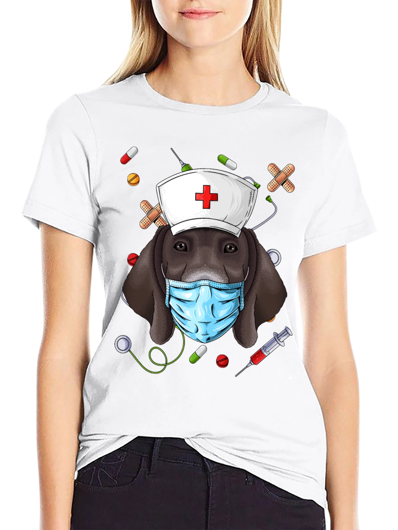 Dog Nurse T-Shirt - Essential Worker Tee