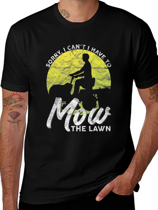 Mow The Lawn Graphic Tee - Funny Gardener Shirt