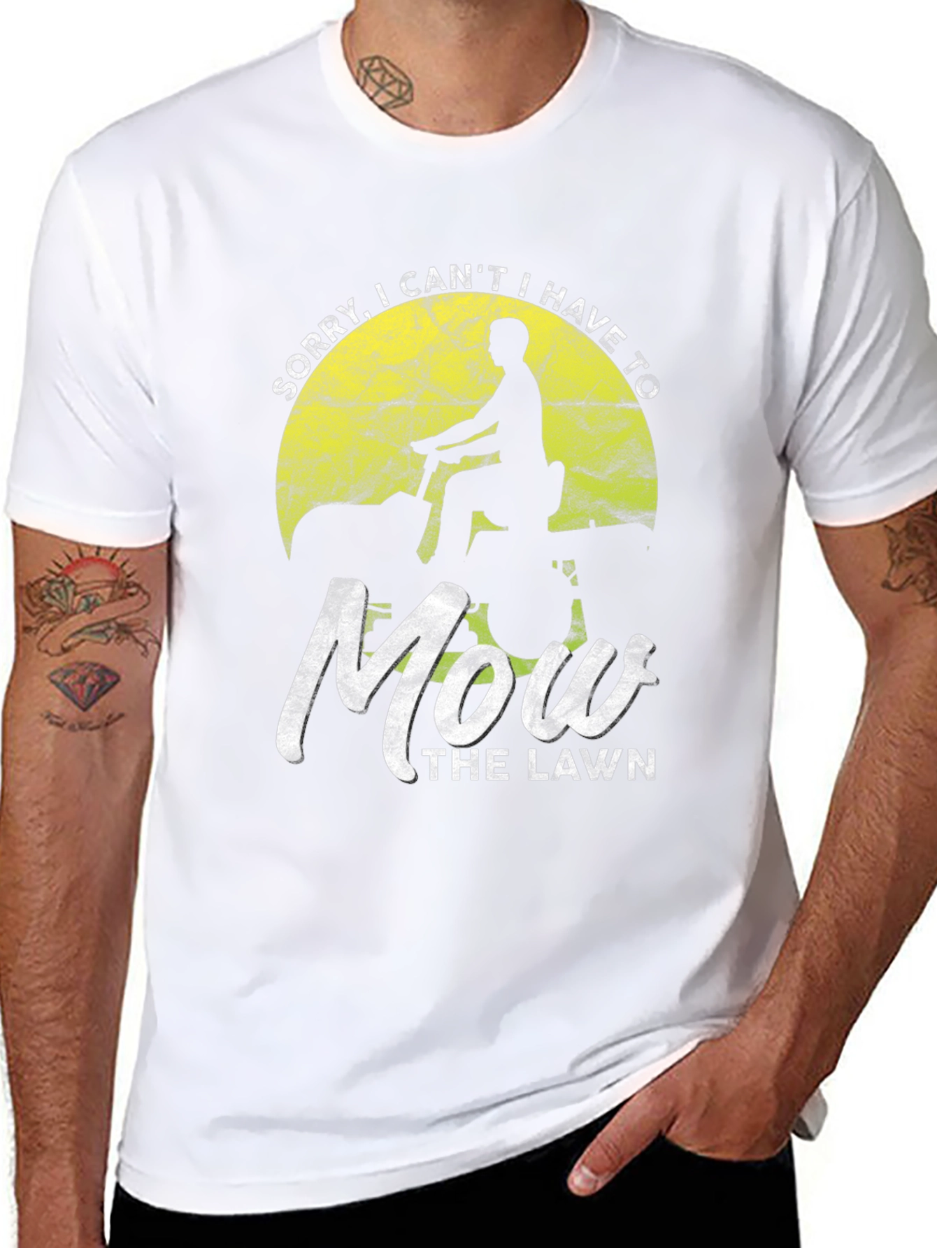 Mow The Lawn Graphic Tee - Funny Gardener Shirt
