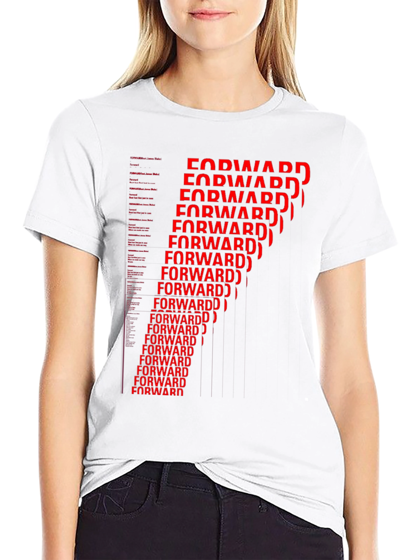 Forward Graphic Print T-Shirt - Modern Casual Wear