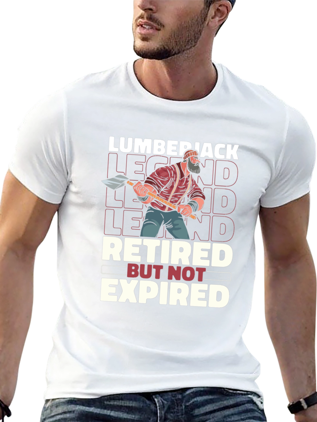 Lumberjack Legend Retired But Not Expired T-Shirt