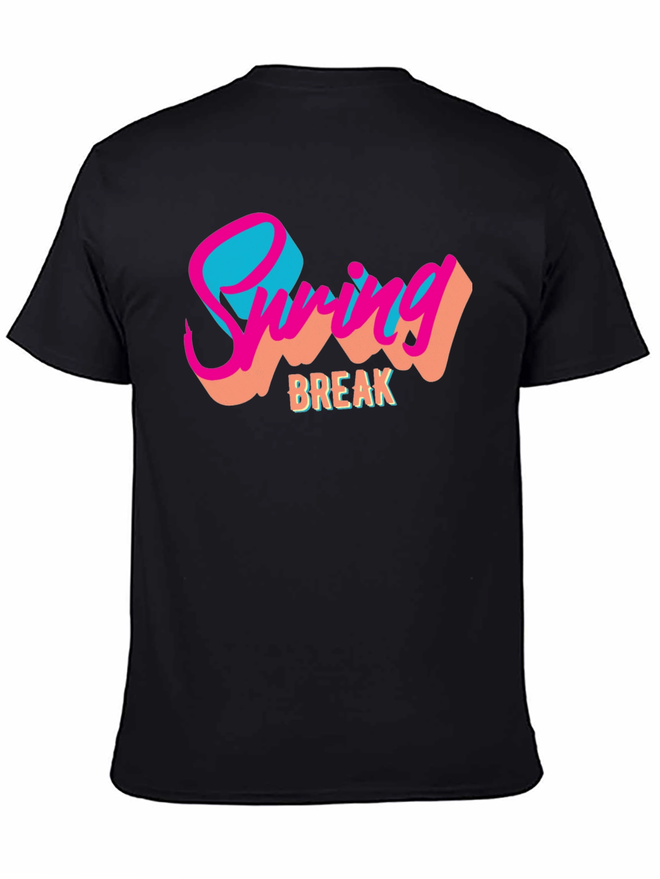 Spring Break Graphic Tee - Black T-Shirt