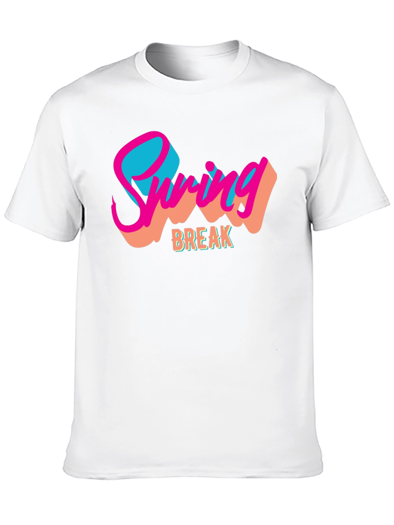 Spring Break Graphic Tee - Black T-Shirt