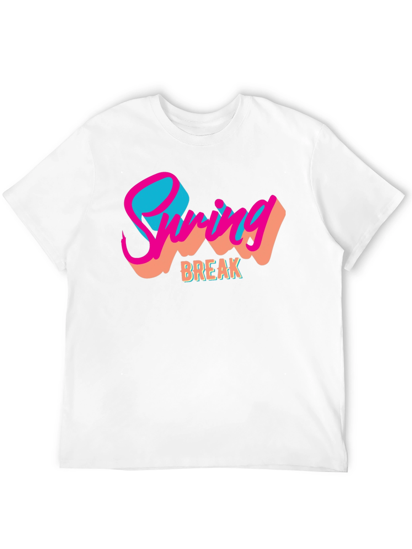 Spring Break Graphic Tee - Black T-Shirt