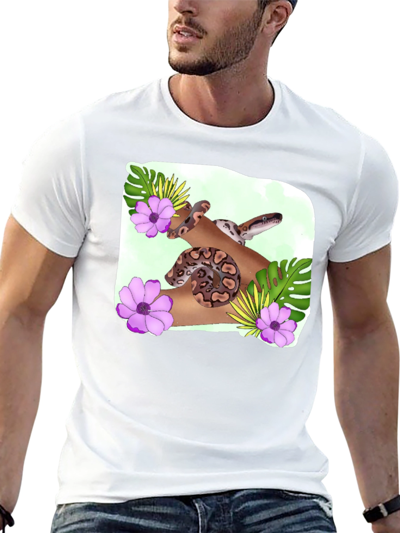 Botanical Snake T-Shirt