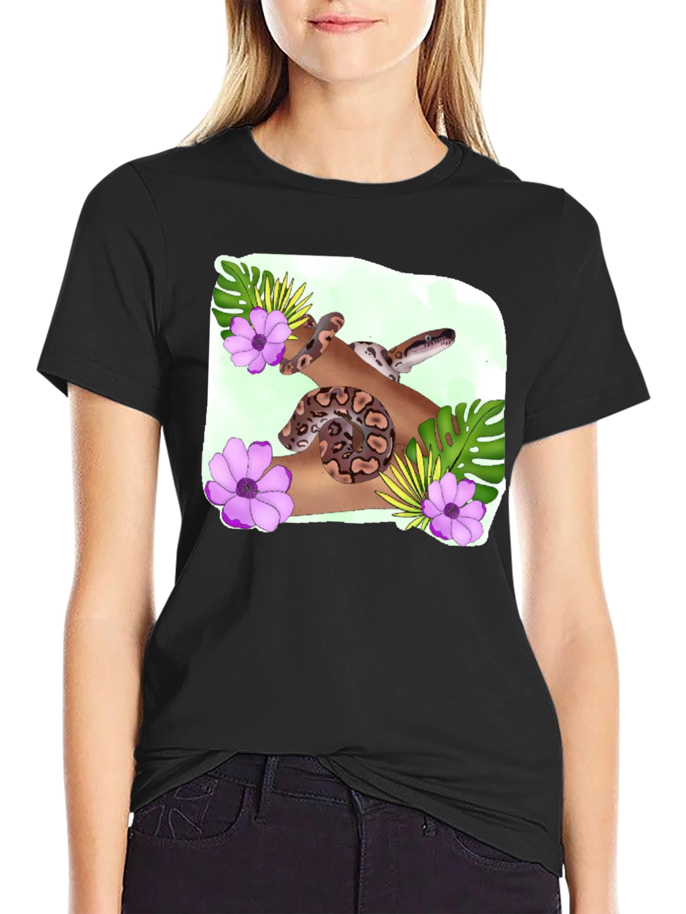 Botanical Snake T-Shirt