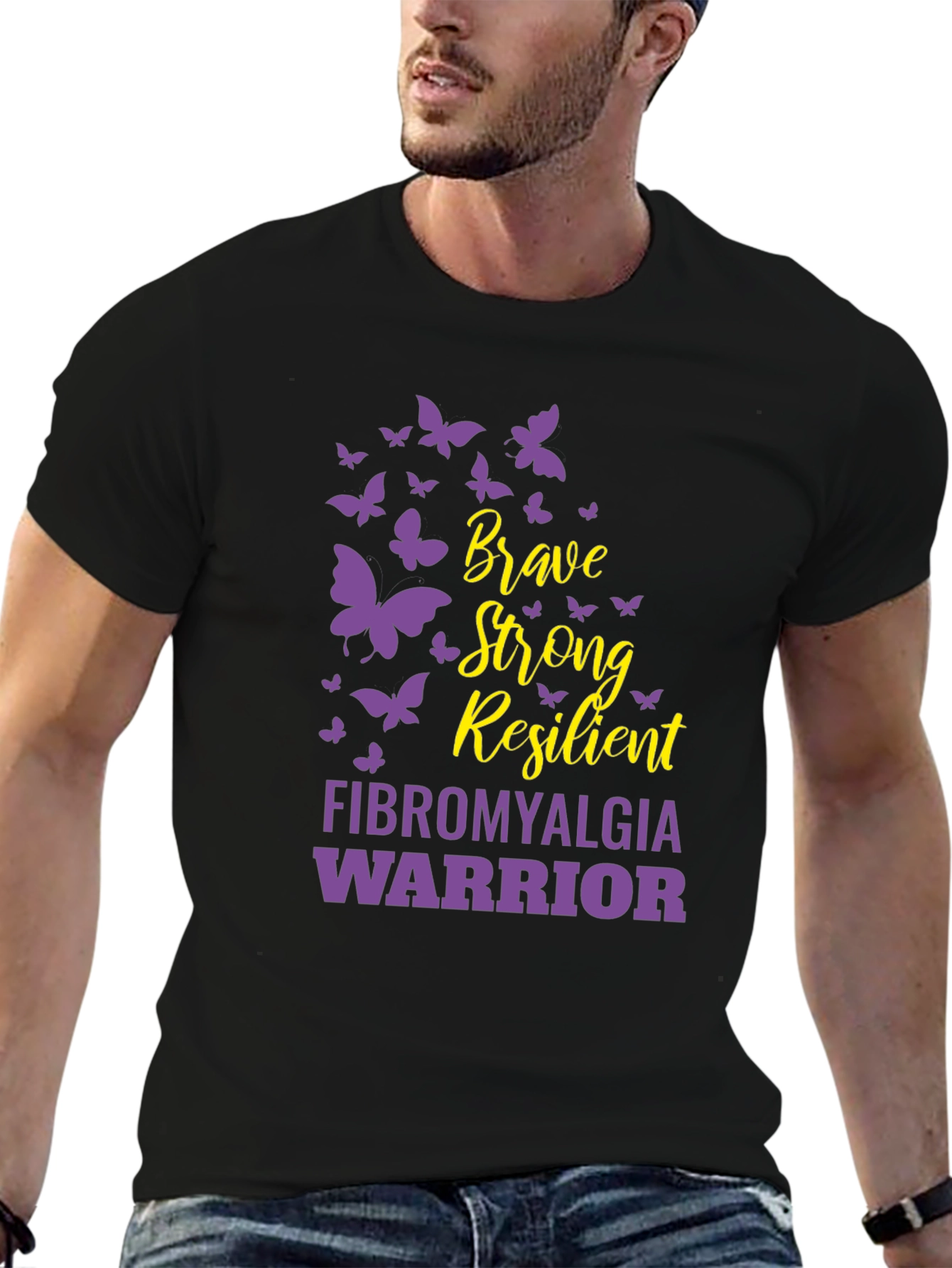 Brave Fibromyalgia Warrior T-Shirt