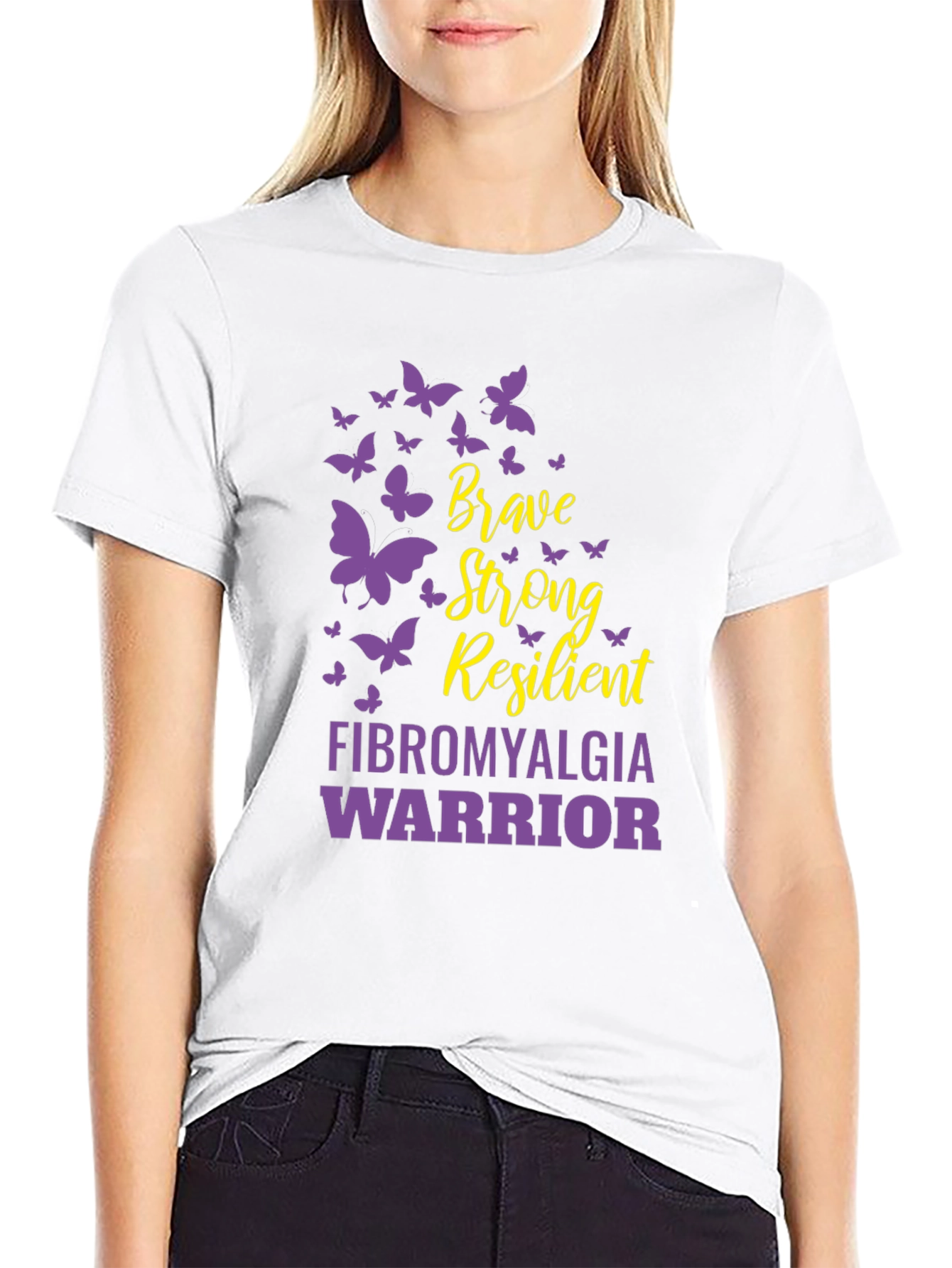 Brave Fibromyalgia Warrior T-Shirt
