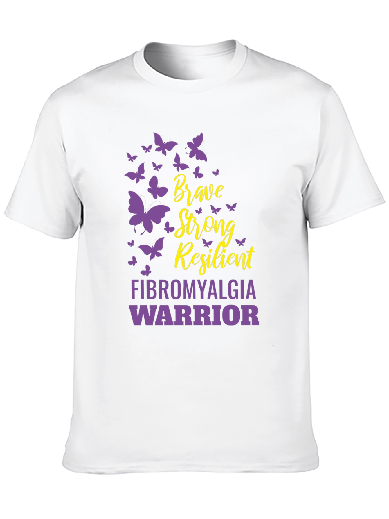 Brave Fibromyalgia Warrior T-Shirt