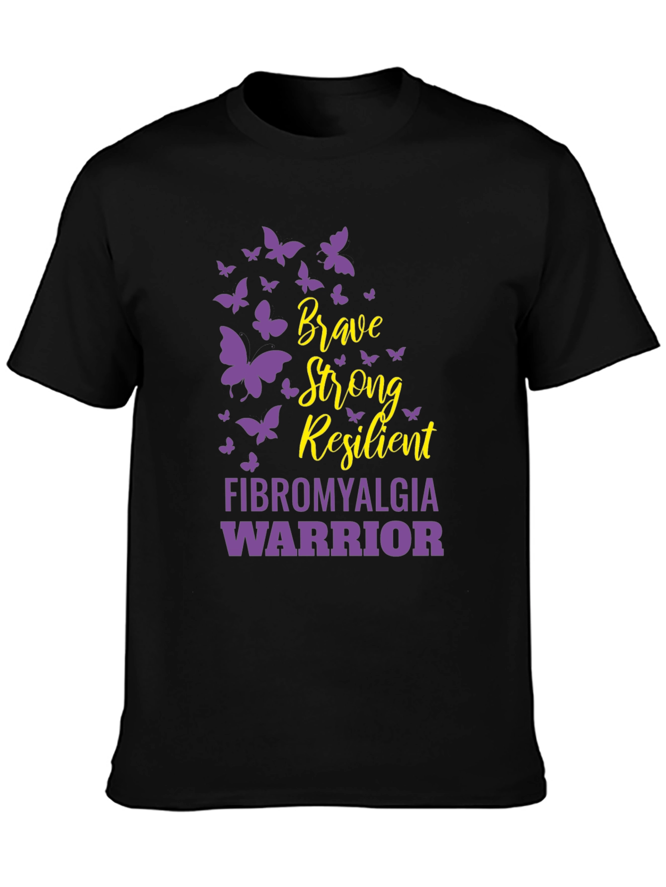 Brave Fibromyalgia Warrior T-Shirt