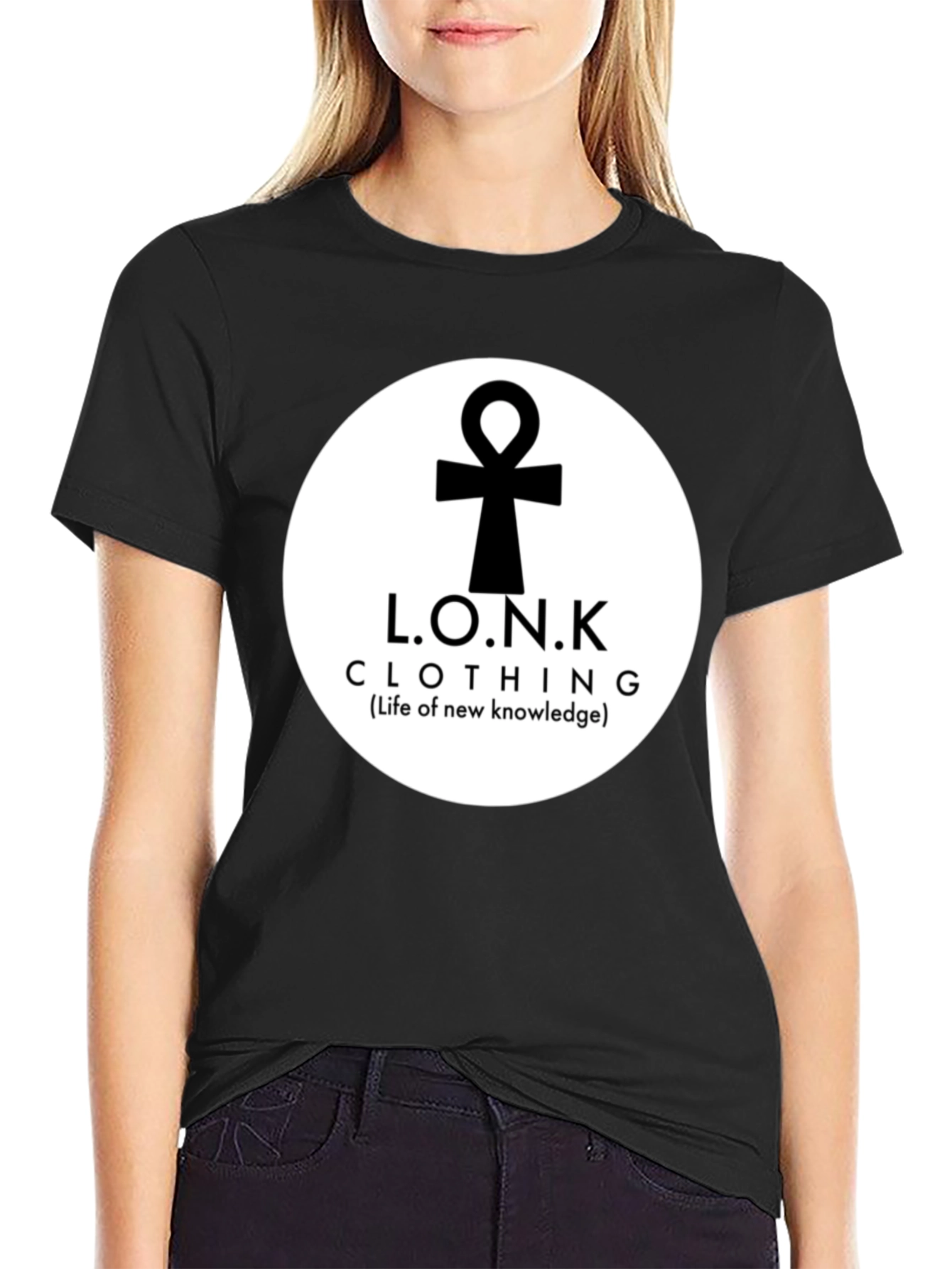 L.O.N.K Clothing Black T-Shirt - Life of New Knowledge