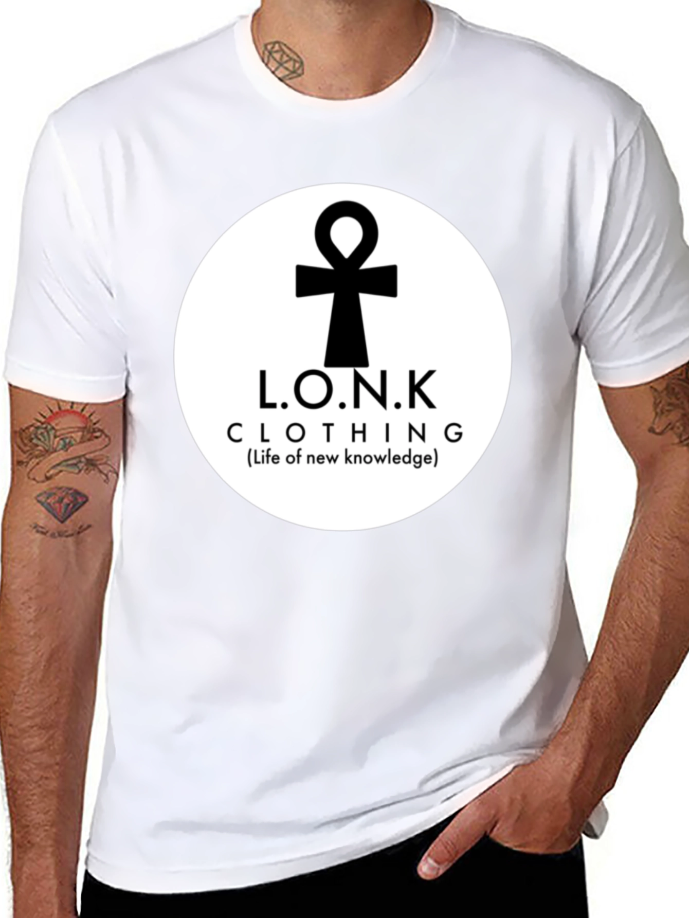 L.O.N.K Clothing Black T-Shirt - Life of New Knowledge