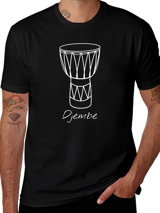 Djembe Drum T-Shirt - Percussion Music Tee