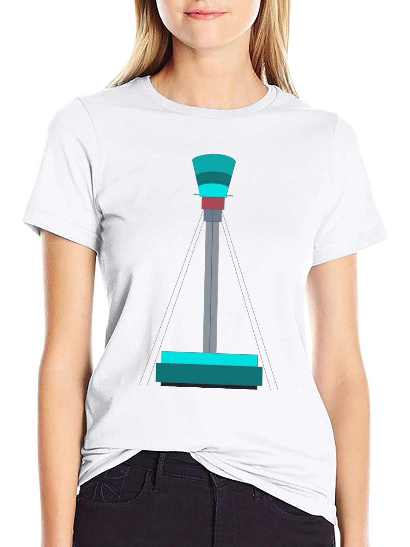 Tower Graphic Tee - Modern Design
