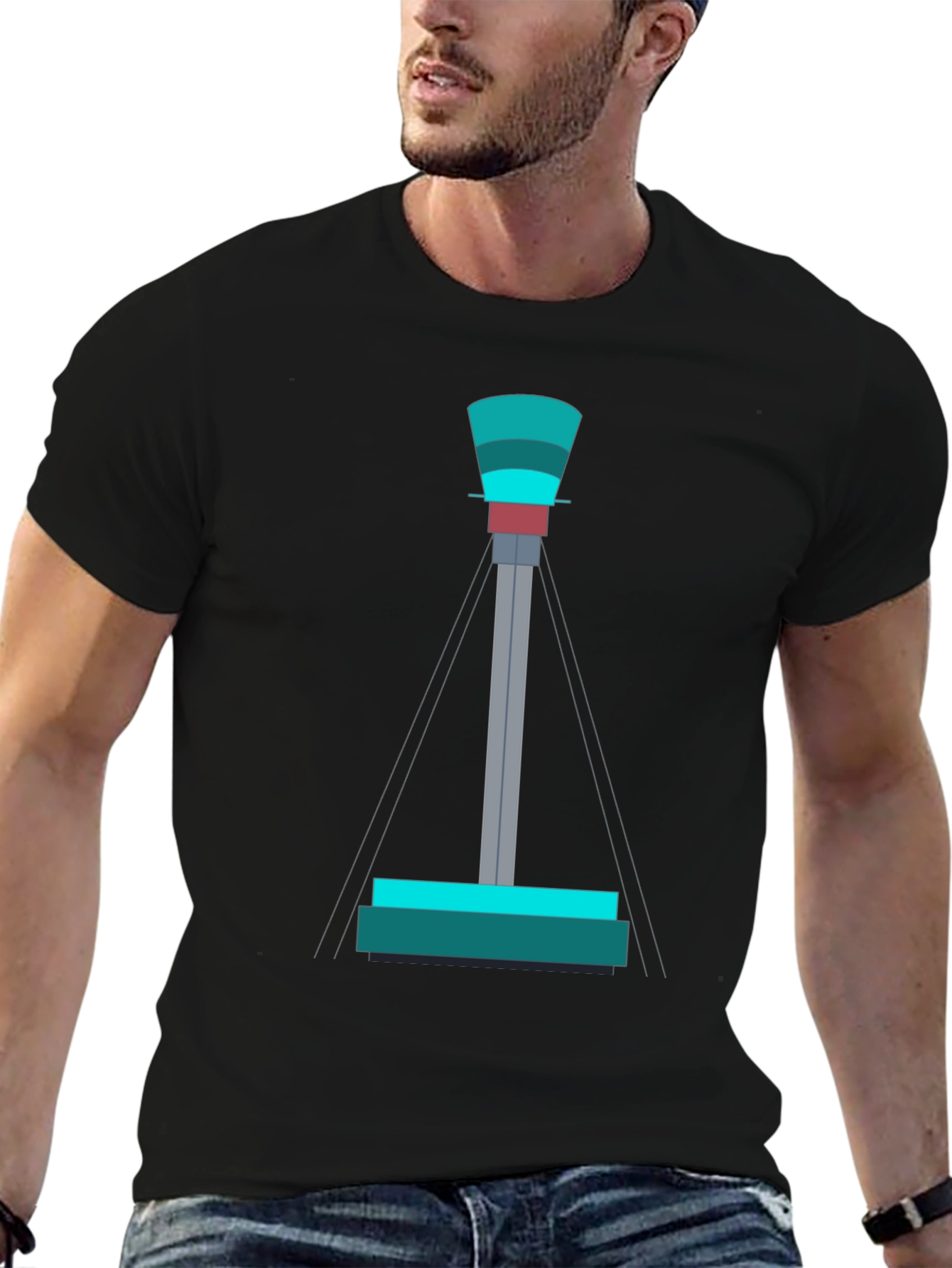 Tower Graphic Tee - Modern Design