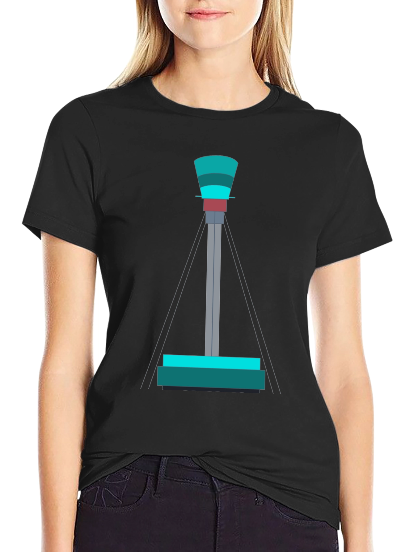 Tower Graphic Tee - Modern Design