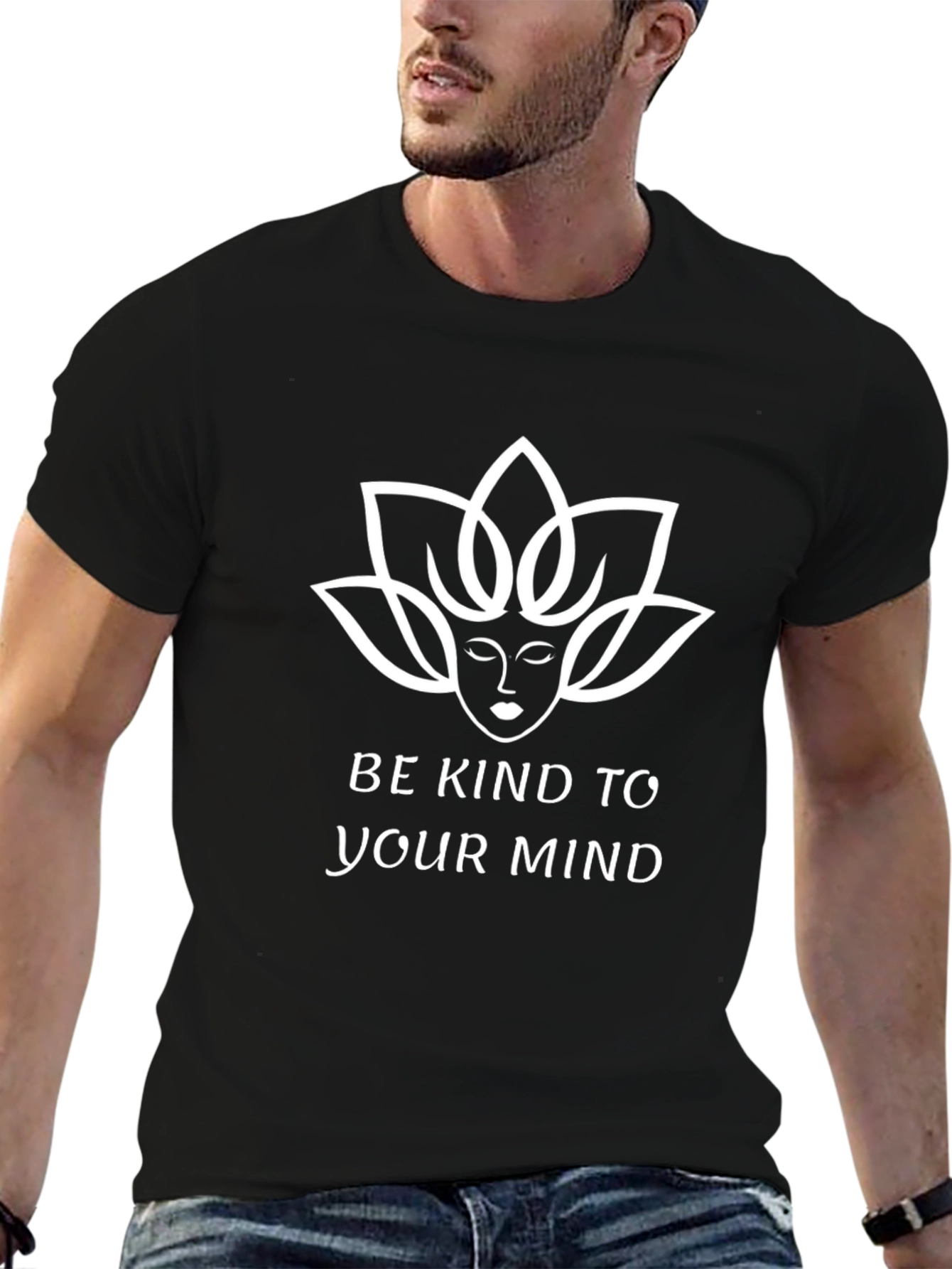 Be Kind To Your Mind Graphic Tee - Black