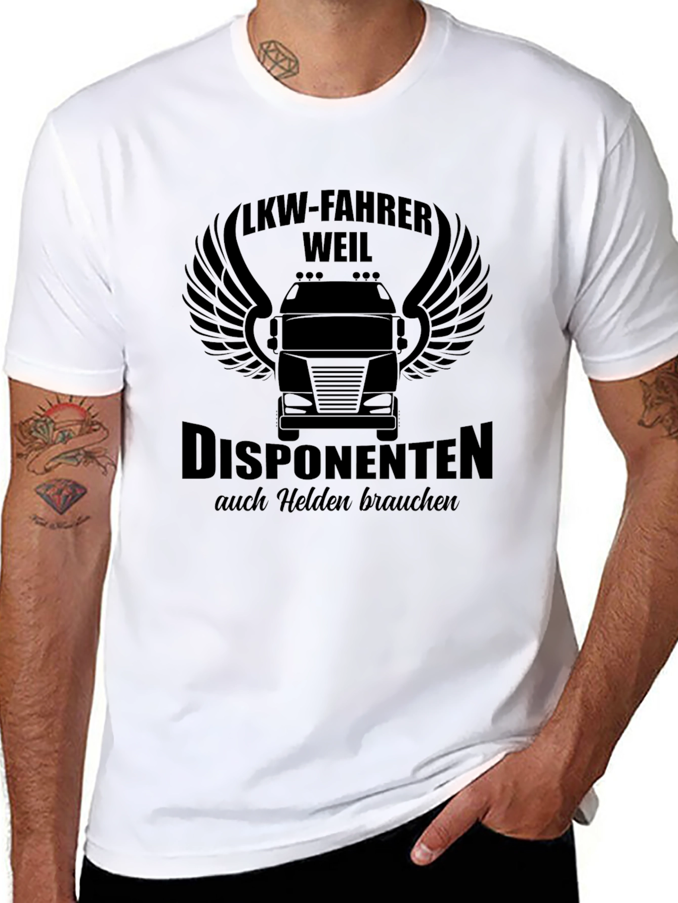 LKW-Fahrer Trucker T-Shirt - Helden Brauchen!