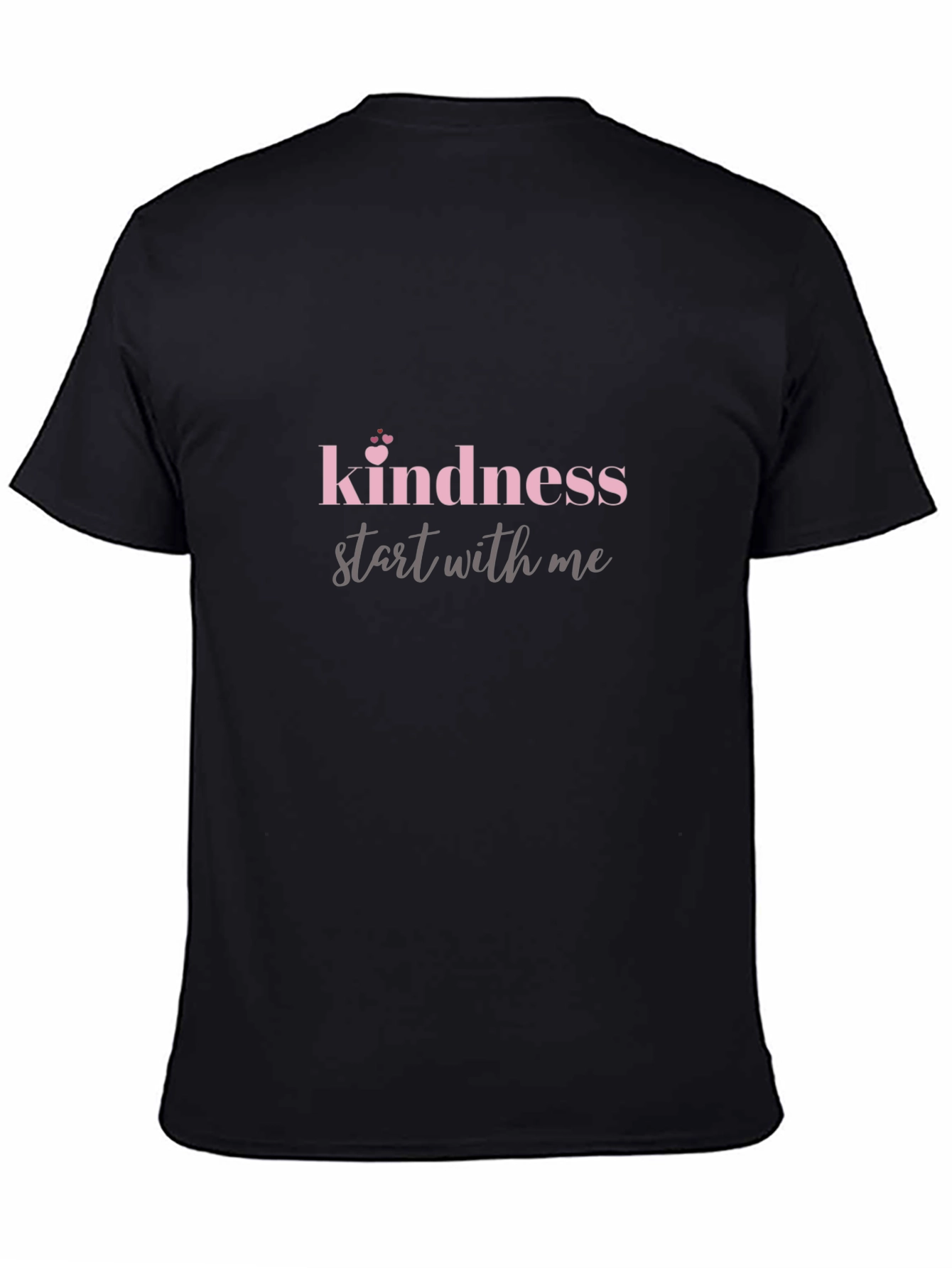 Kindness Start With Me Black T-Shirt