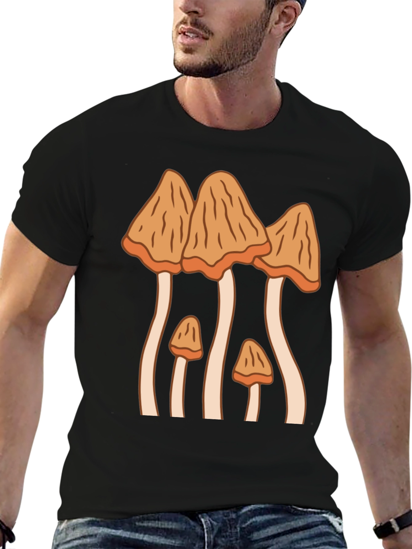 Mushroom Graphic T-Shirt - Funky Fungi Tee