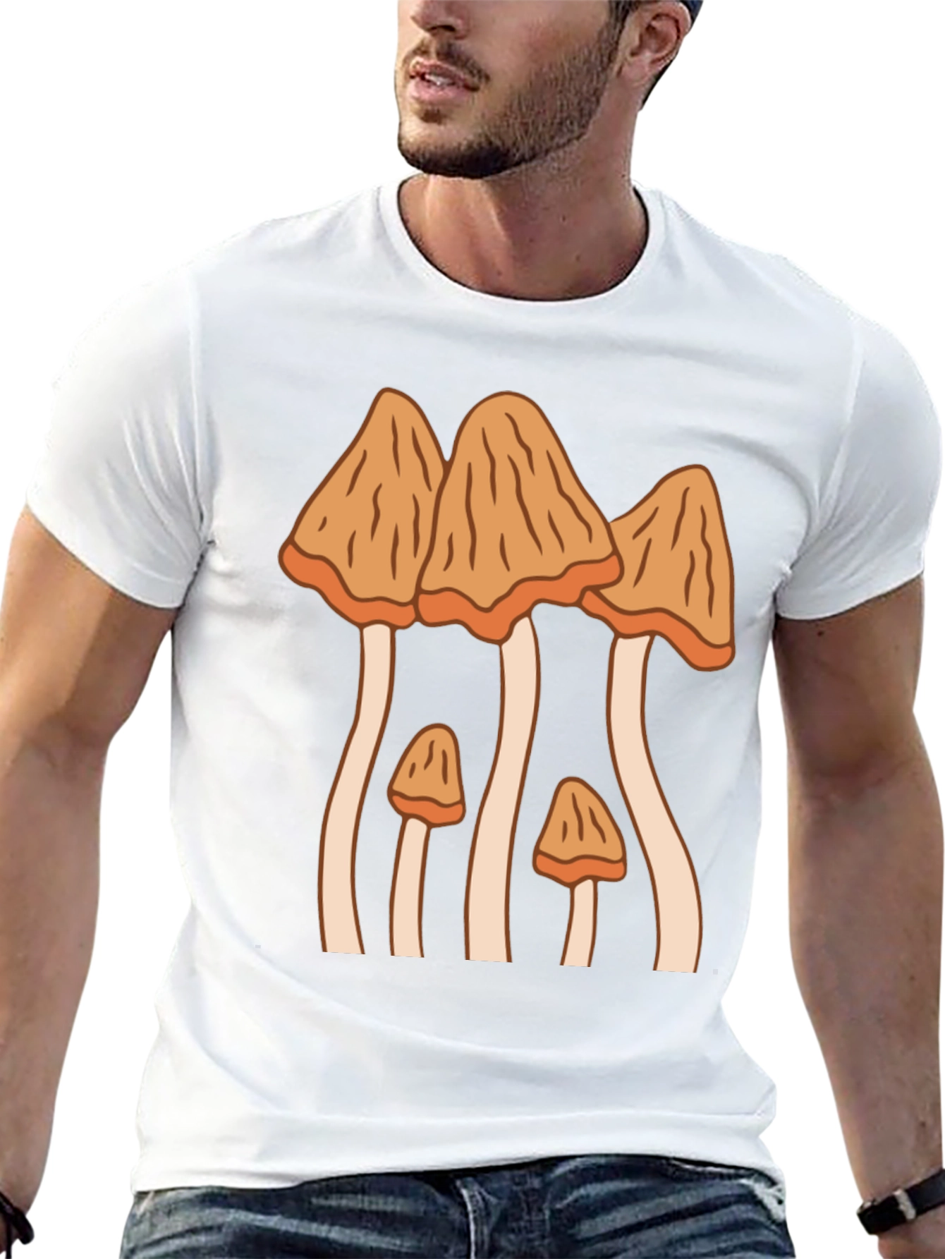 Mushroom Graphic T-Shirt - Funky Fungi Tee