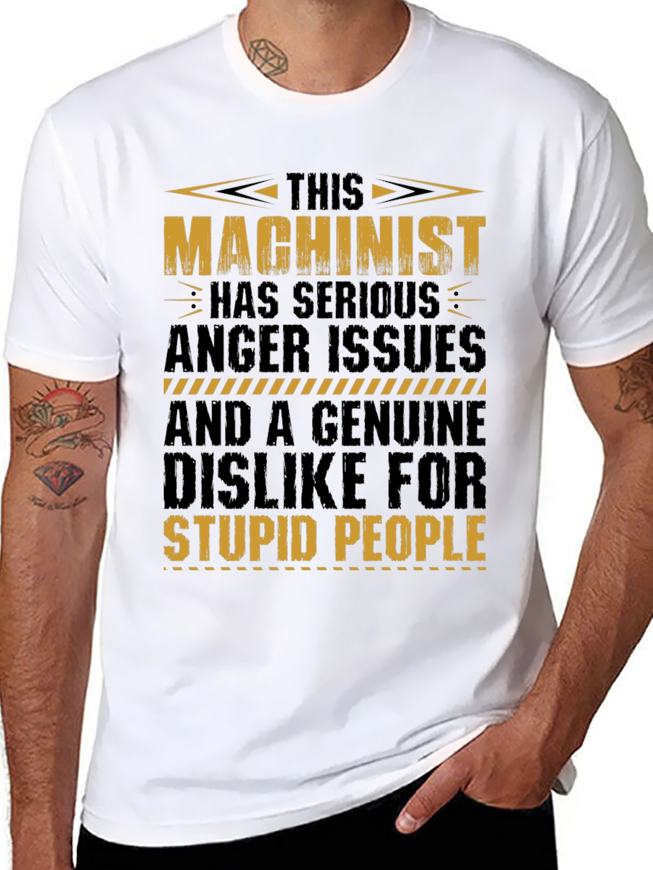 Machinist Anger Issues T-Shirt - Funny Job Tee