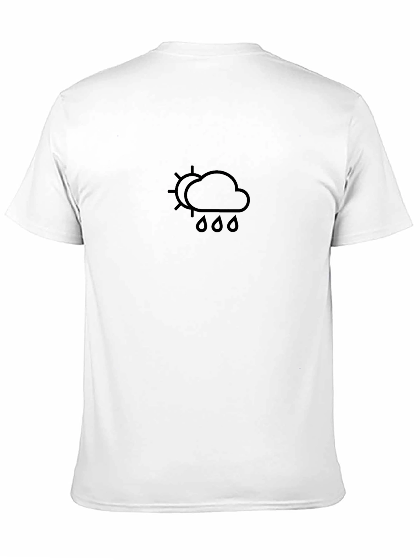 Rainy Day Comfort Tee - Black Cotton Blend