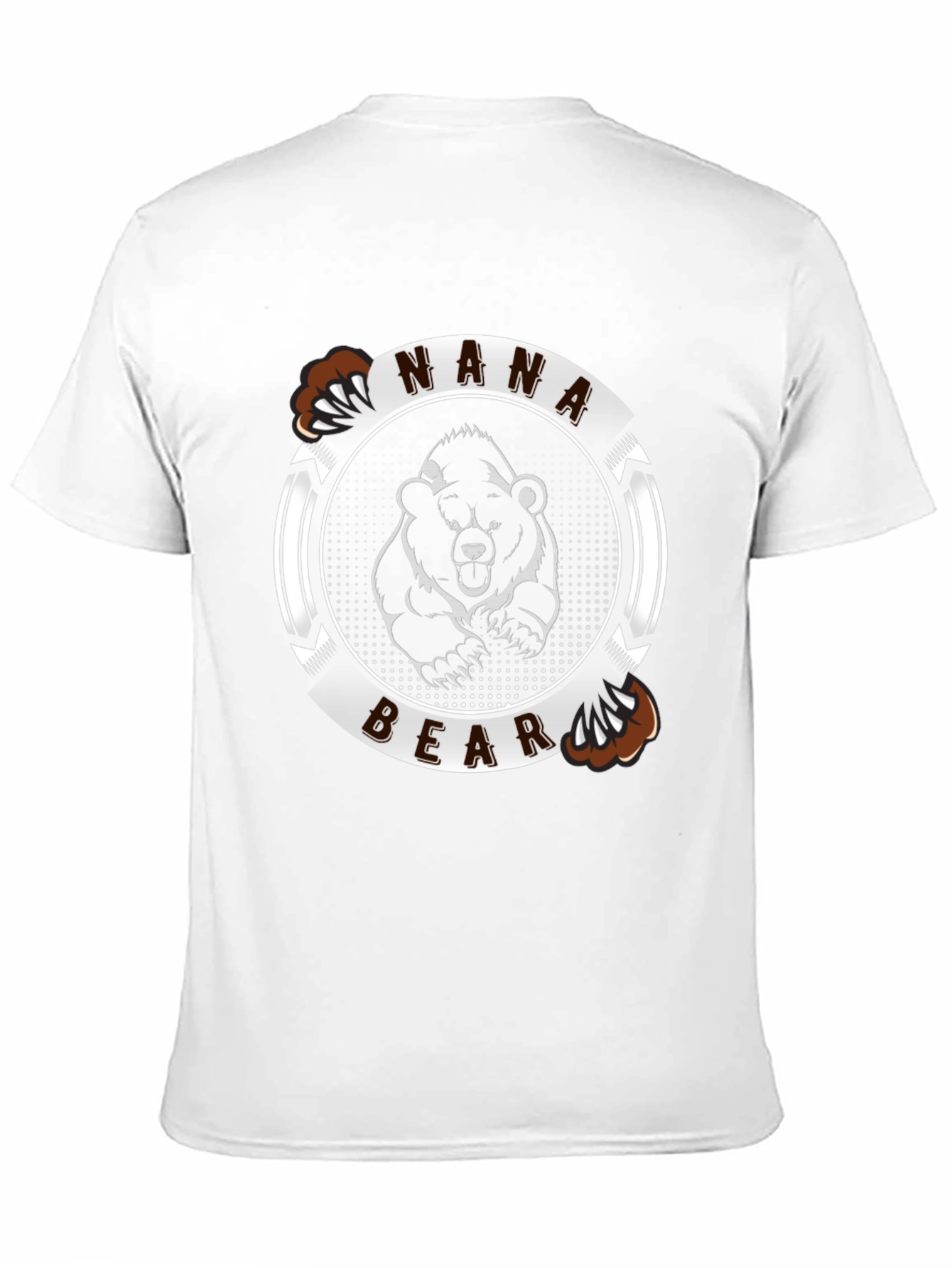 Nana Bear Graphic T-Shirt - Black Cotton Tee