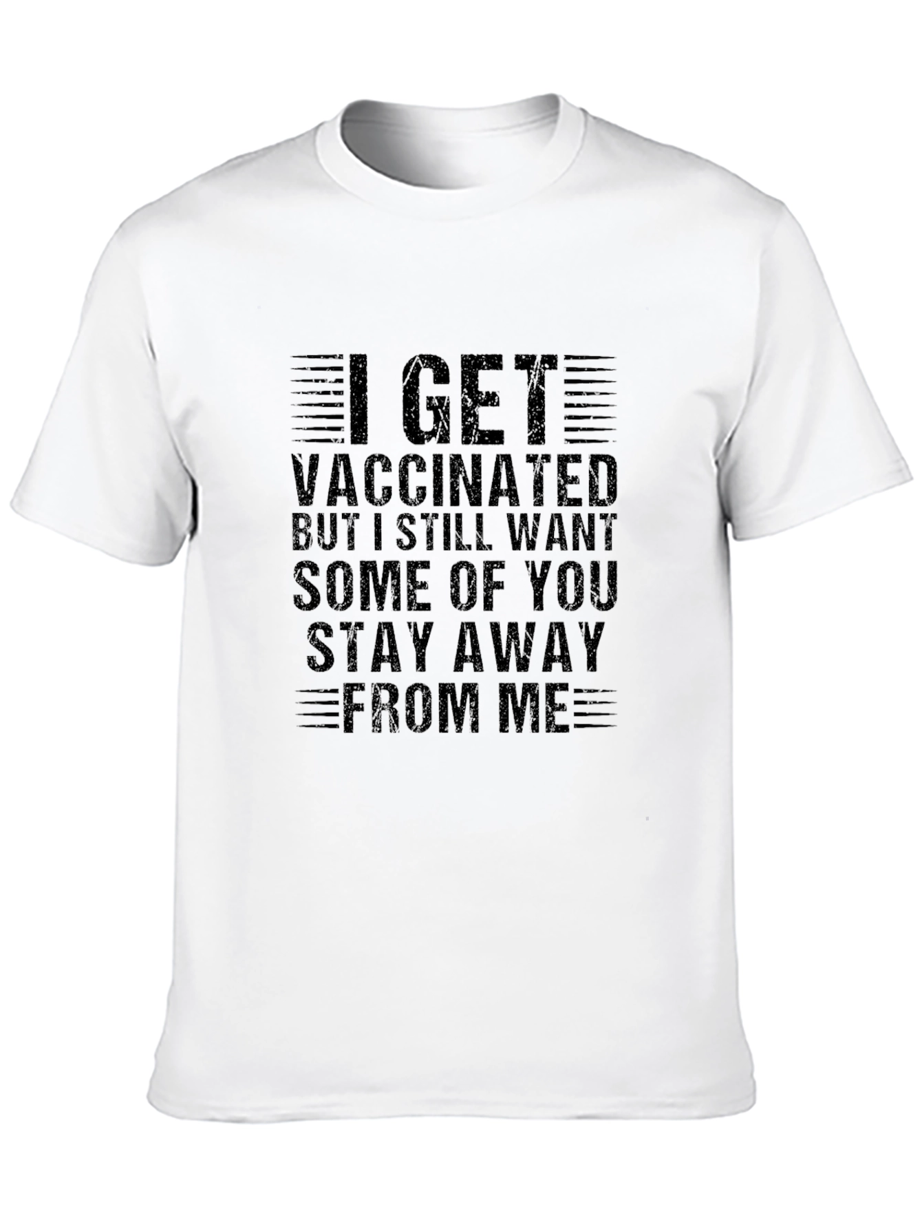 Vaccinated Stay Away Novelty T-Shirt