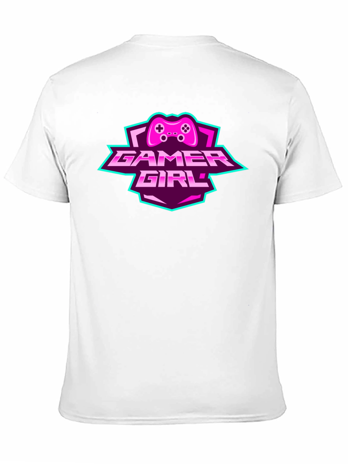 Gamer Girl Graphic Tee - Black Cotton T-Shirt