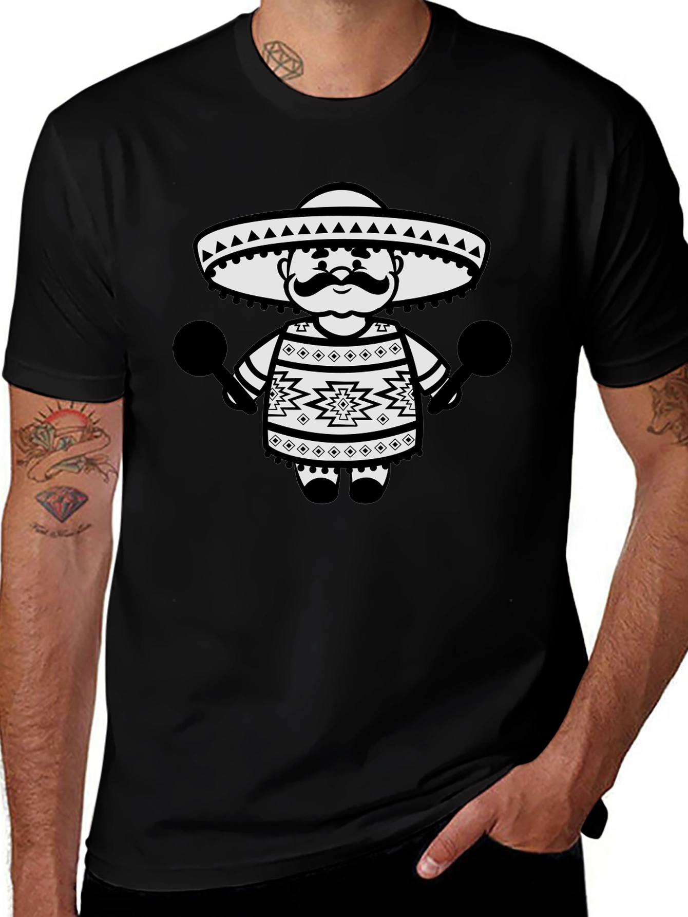 Mariachi Cartoon T-Shirt
