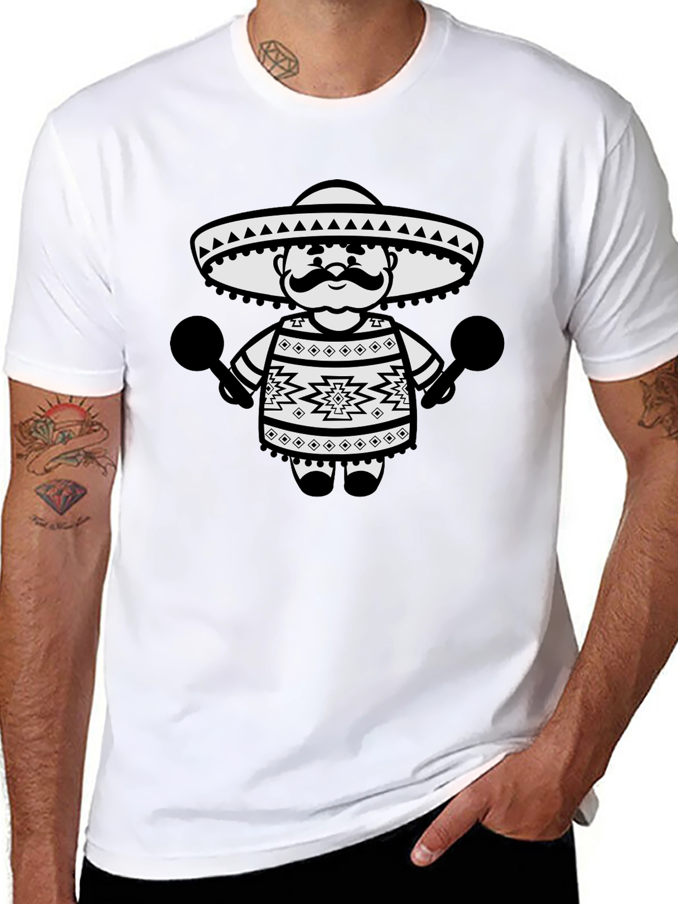 Mariachi Cartoon T-Shirt