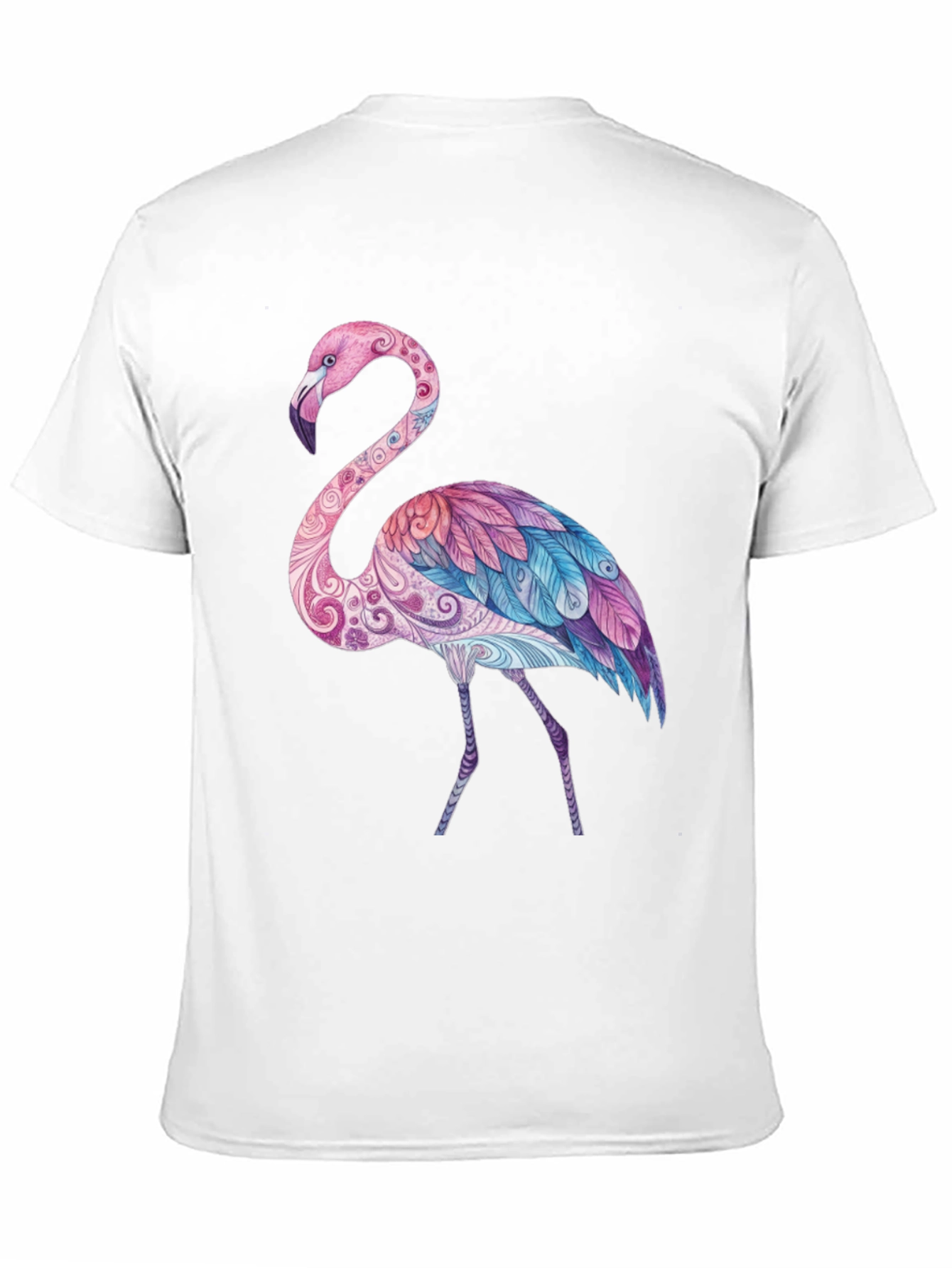 Flamingo Graphic Black T-Shirt
