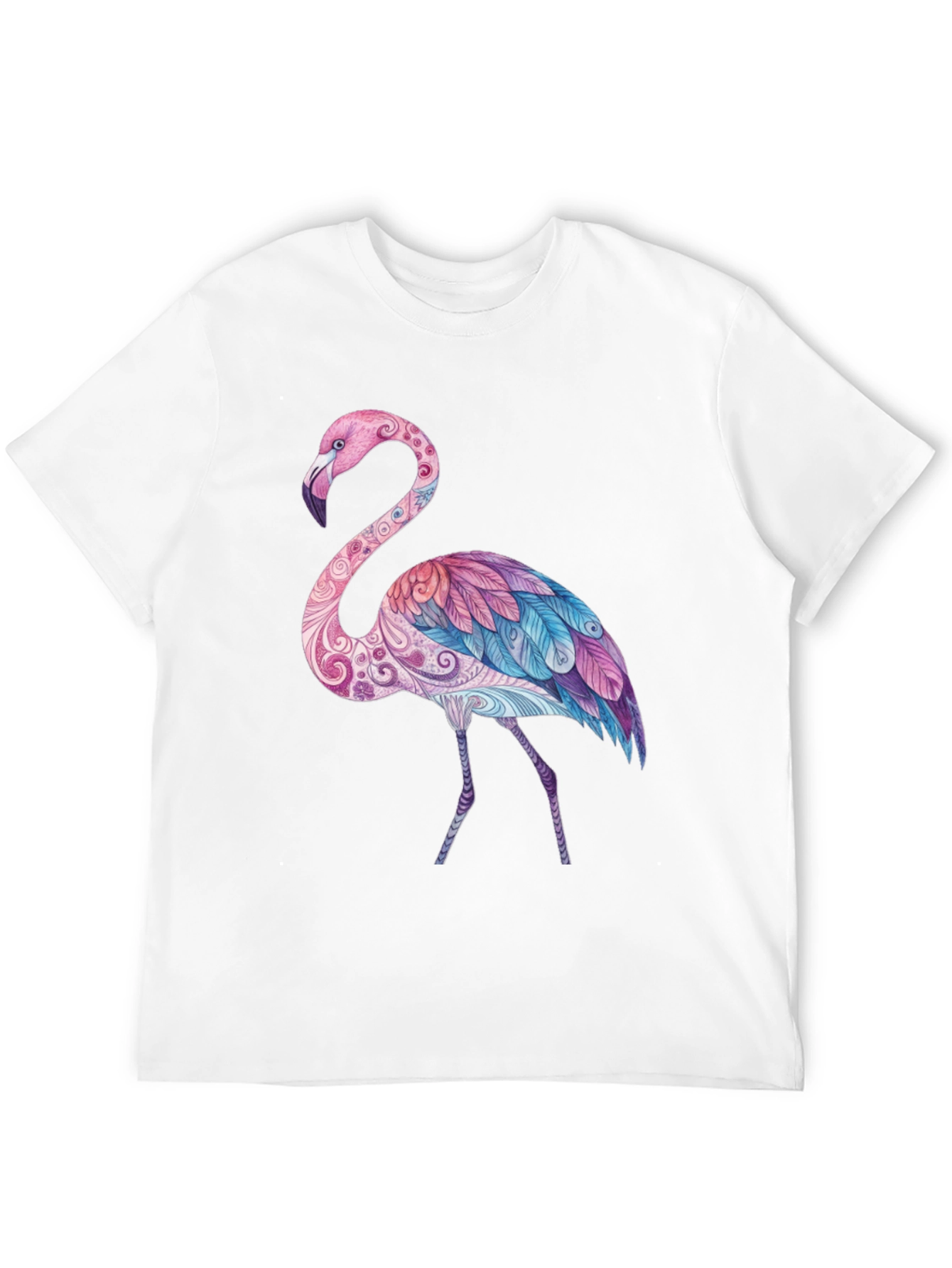 Flamingo Graphic Black T-Shirt