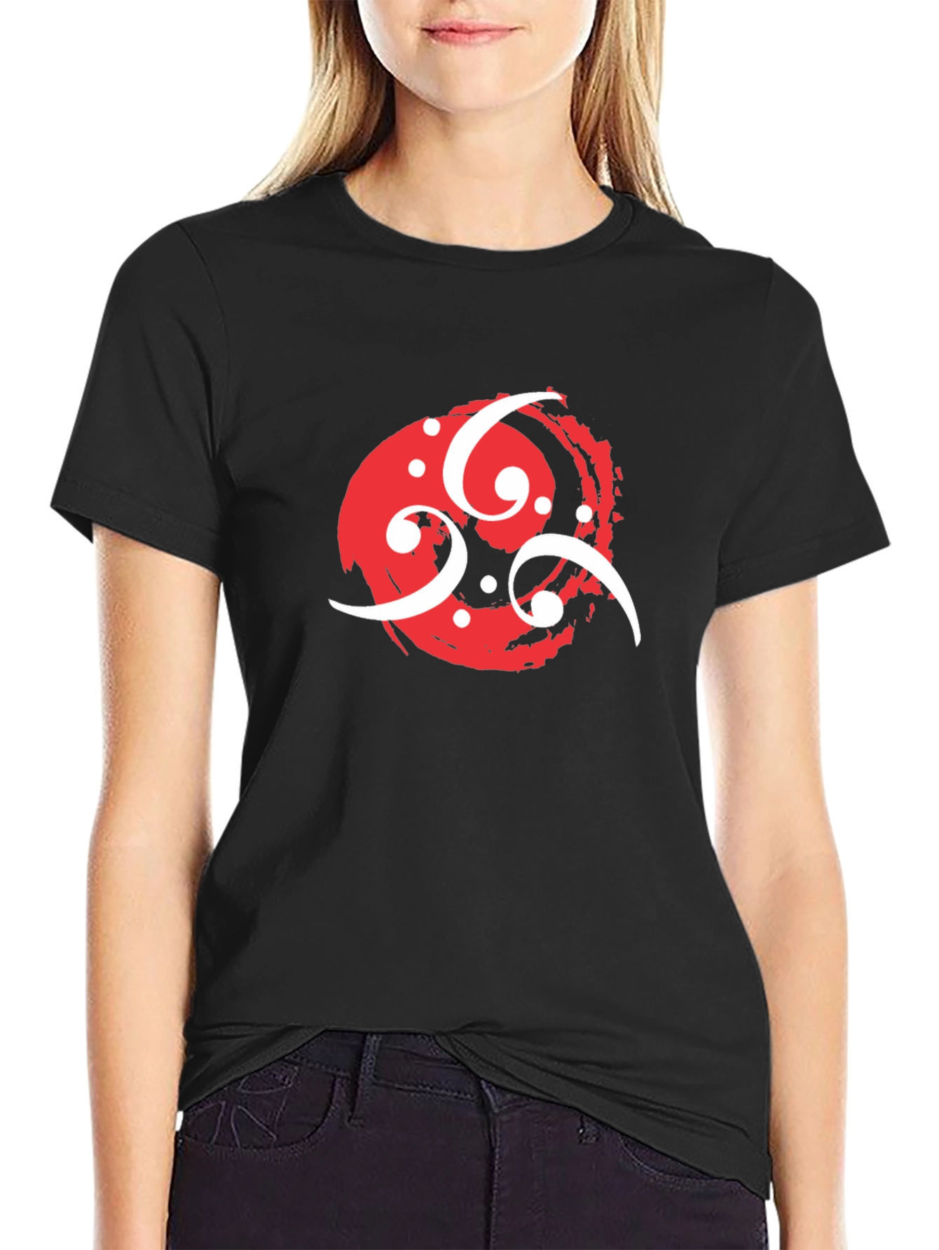 Red Sun Black Tee