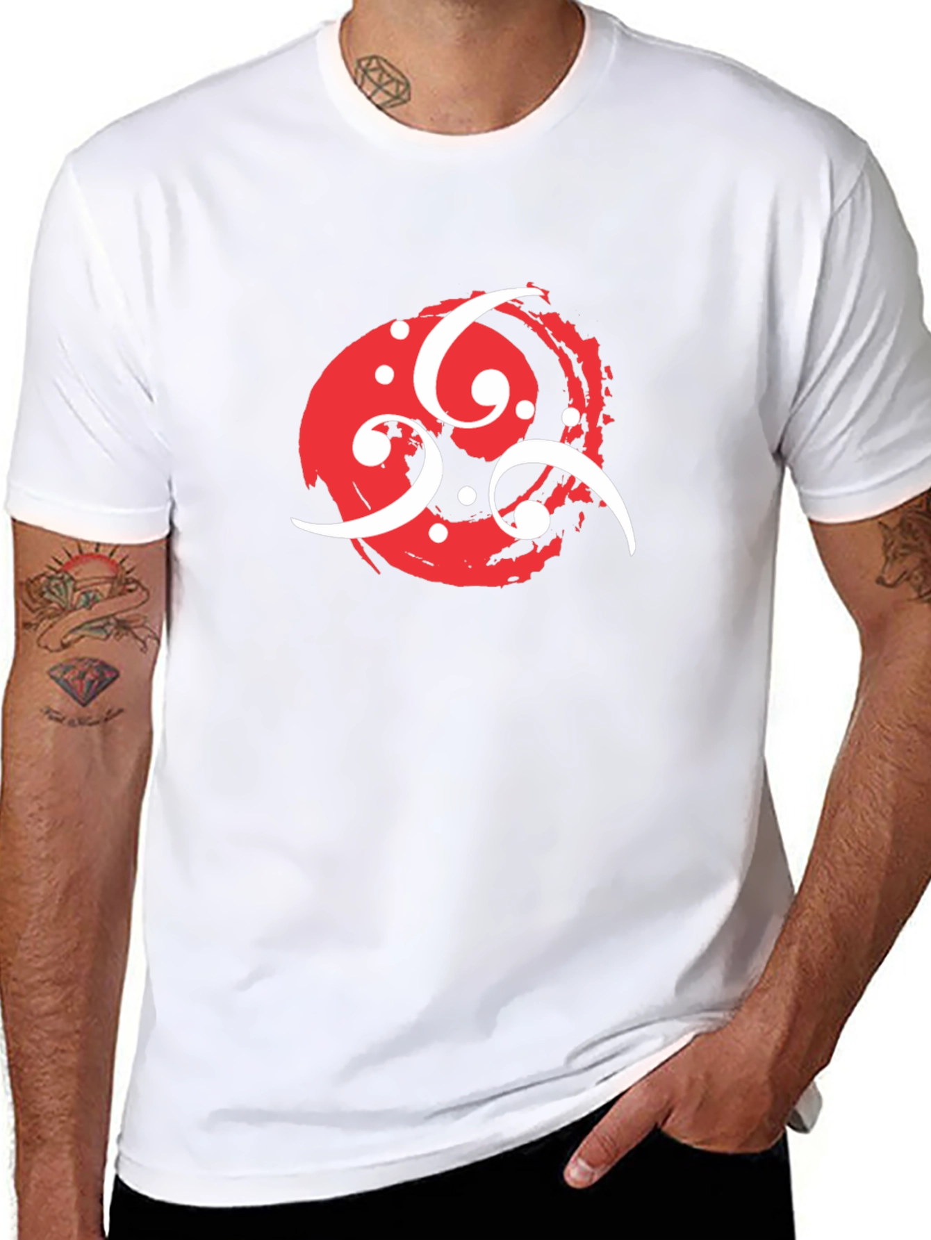 Red Sun Black Tee