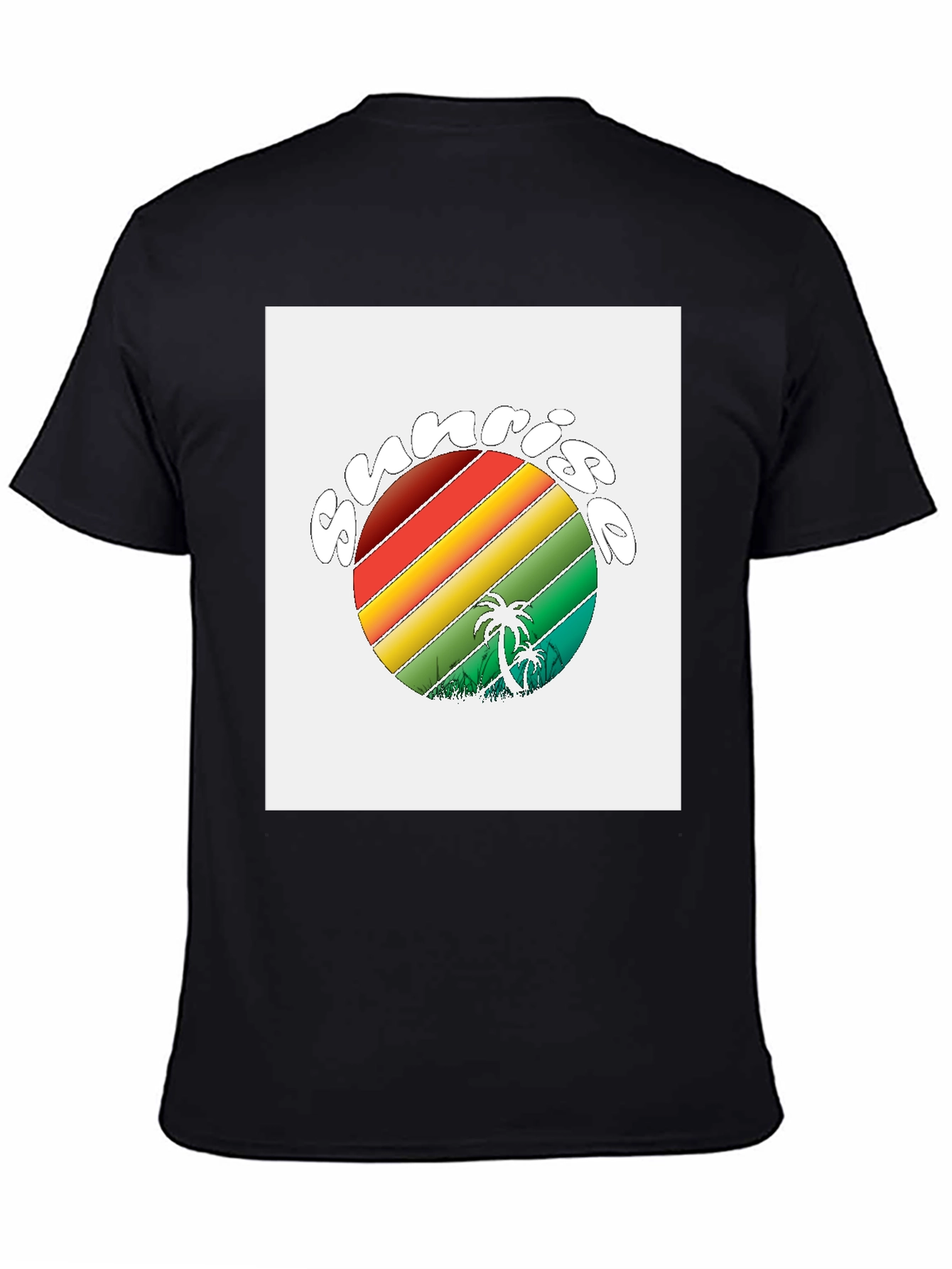 Retro Sunrise Palm Tree T-Shirt