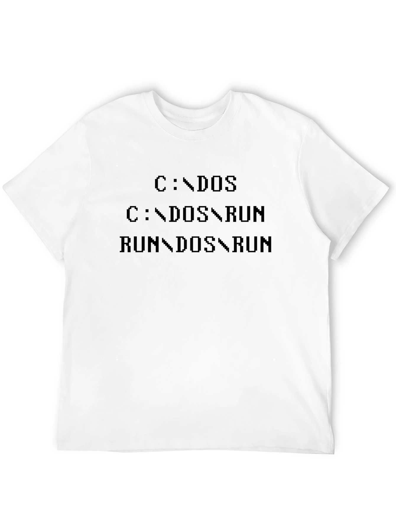 DOS Command Prompt T-Shirt - Retro Computer Geek Tee