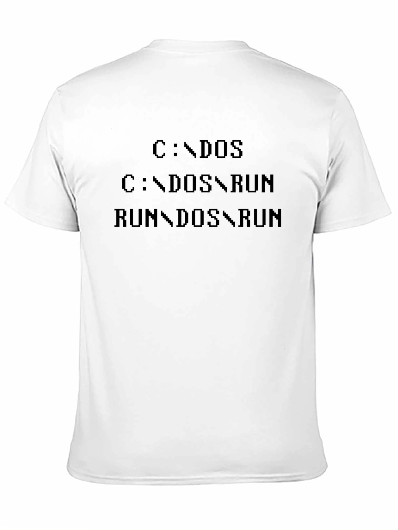 DOS Command Prompt T-Shirt - Retro Computer Geek Tee