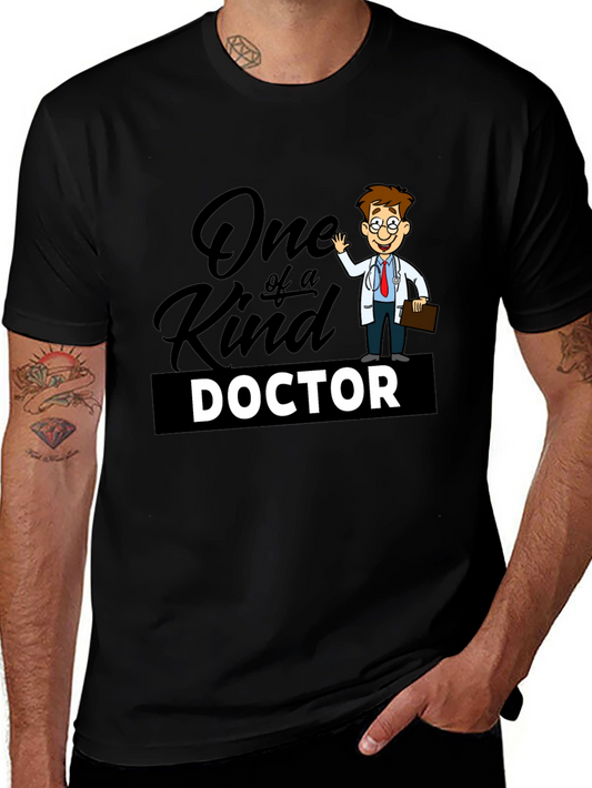 One of a Kind Doctor Graphic Tee - Mens Black T-Shirt
