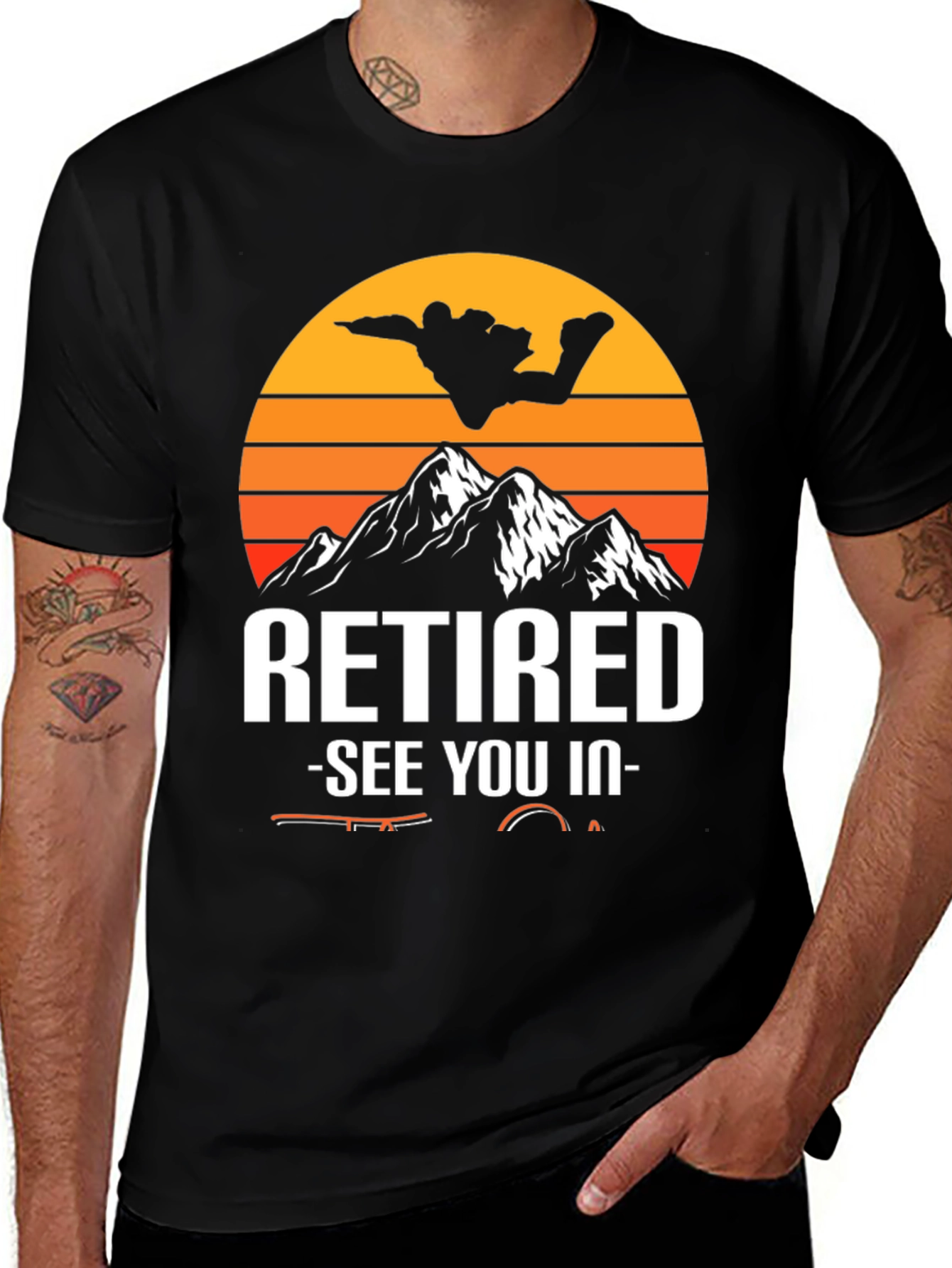 Retired Fishing Graphic T-Shirt