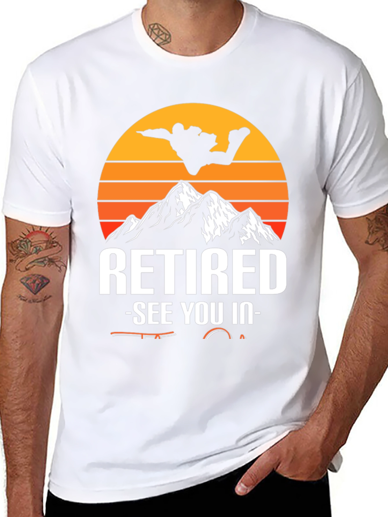 Retired Fishing Graphic T-Shirt