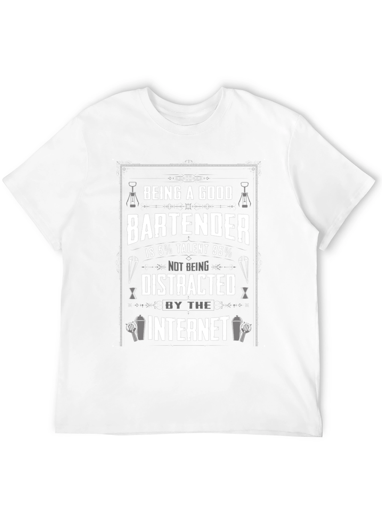 Bartender Humor Graphic T-Shirt