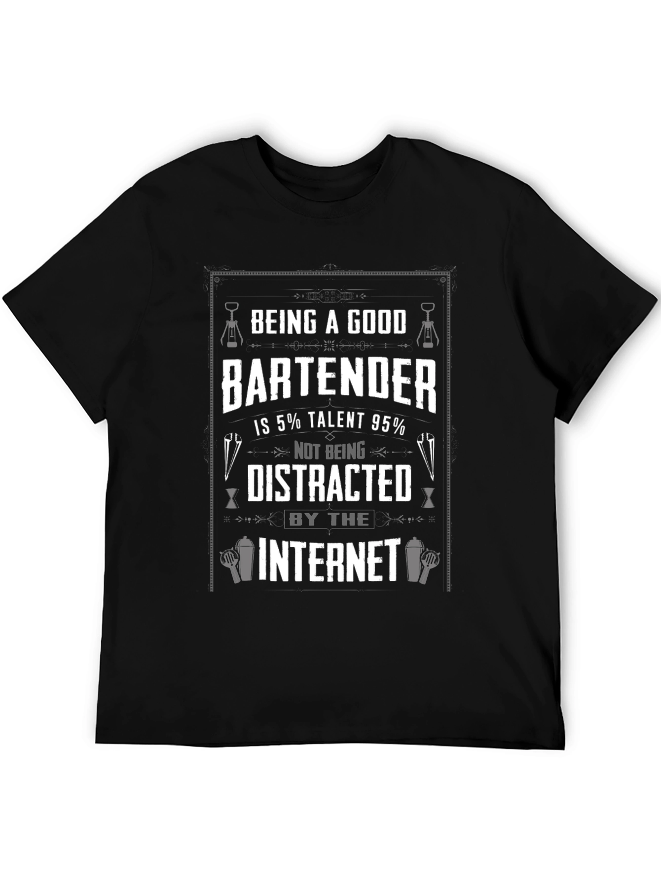 Bartender Humor Graphic T-Shirt