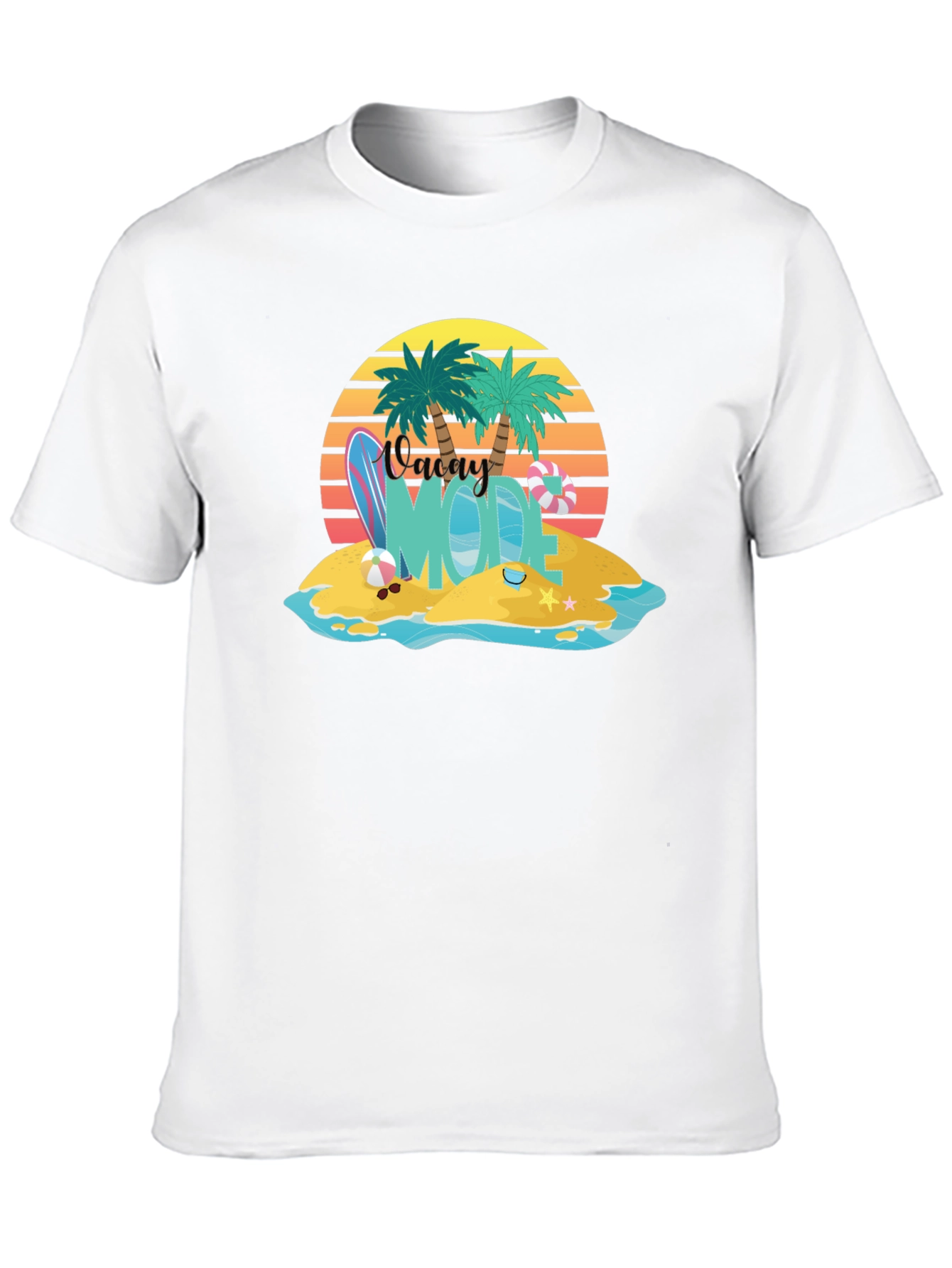 Vacay Mode T-Shirt - Island Beach Summer Holiday Tee