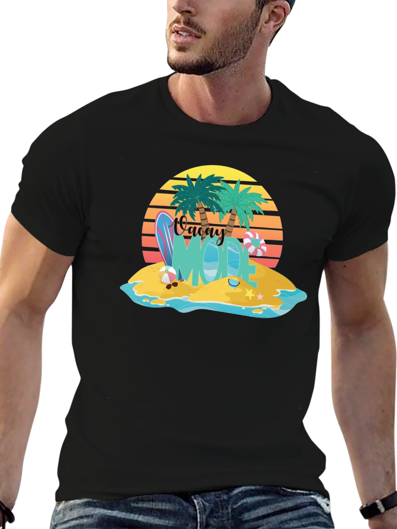 Vacay Mode T-Shirt - Island Beach Summer Holiday Tee