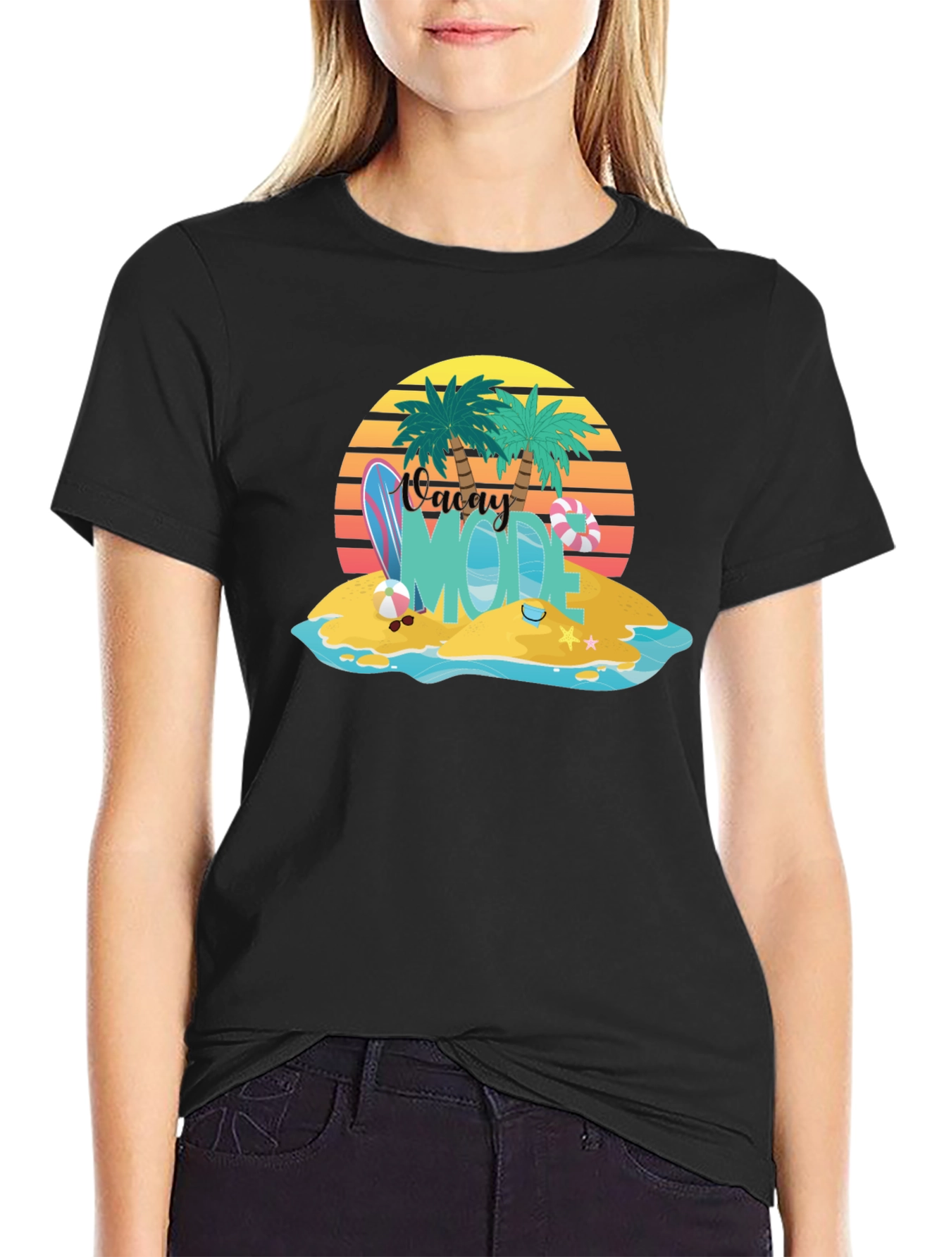 Vacay Mode T-Shirt - Island Beach Summer Holiday Tee
