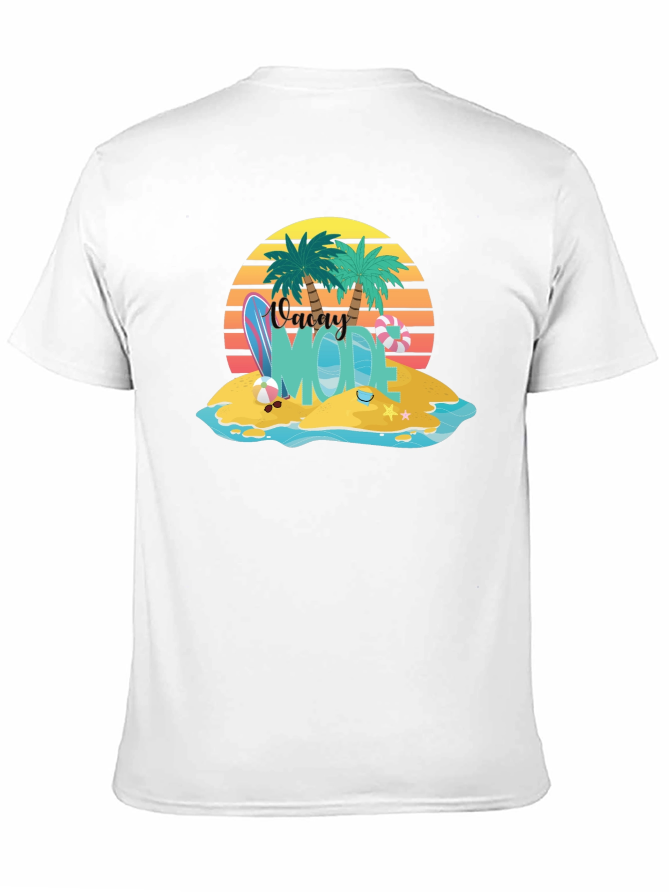 Vacay Mode T-Shirt - Island Beach Summer Holiday Tee