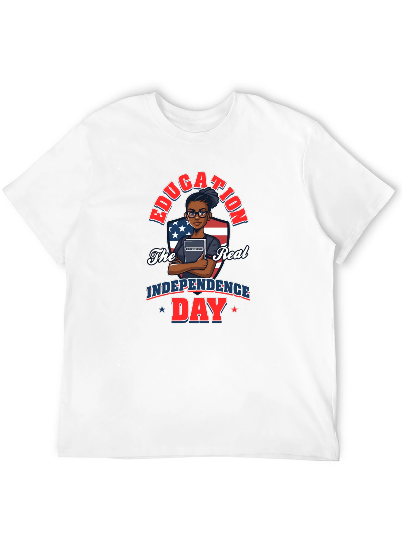 Education Independence Day Graphic Tee