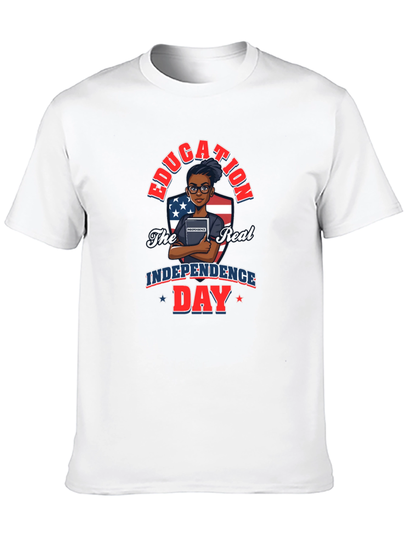 Education Independence Day Graphic Tee